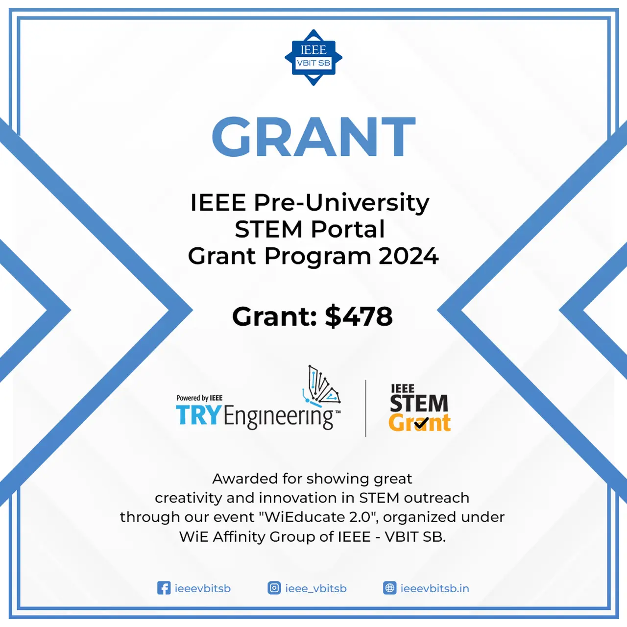 IEEE Pre-University STEM Portal Grant Program 2024