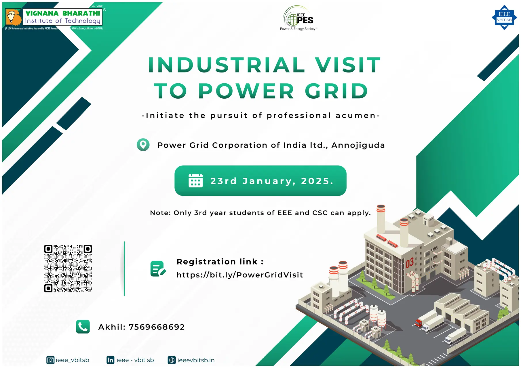 Industrial Visit To Power Grid